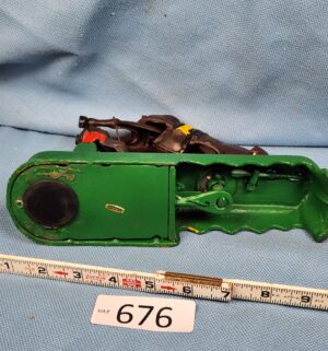 d676- Vintage Cast Metal I Always Did Spise a Mule bank. Black Americana - Image 3