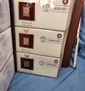 d682- Golden Replicas of US Stamps. 22kt Gold. 1st Day Issues - Image 4