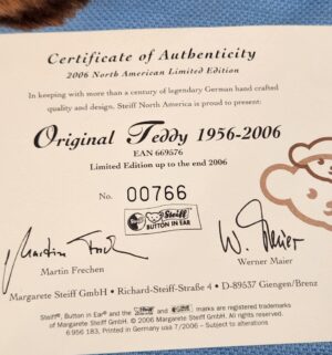 d693- Steiff Original Teddy Marke 2006 - Image 4