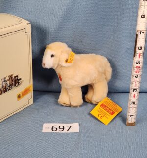 d697- Steiff Snucki lamb plush toy