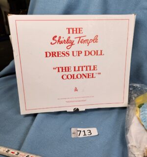 d713- The Little Colonel. Shirley Temple Dress Up Doll