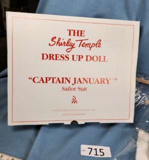 d715- Captain January Sailor Suit. Shirley Temple Dress Up Doll