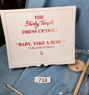 d718- Baby Take a bow. Shirley Temple Dress Up Doll
