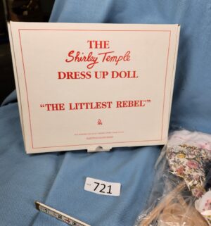 d721- The Littlest Rebel. Shirley Temple Dress Up Doll
