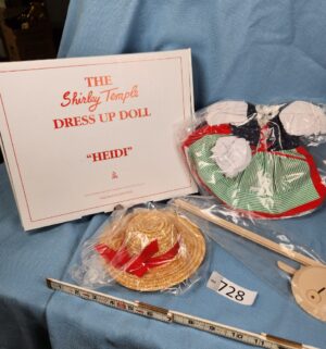 d728- Heidi. Shirley Temple Dress Up Doll
