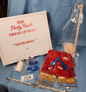 d729- Stowaway. Shirley Temple Dress Up Doll