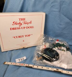d732- Curly Top. Shirley Temple Dress Up Doll