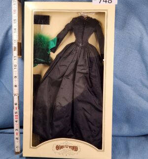 d748- Franklin Mint Gone With The Wind Scarlett O Hara Beau Monde Mourning Dress