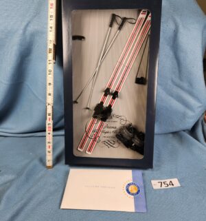 d754- Franklin Mint Princess Diana Ski Suit Ensemble Accessories set.