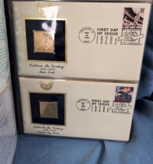 d770- Golden Replicas of the Stamps of the Century 22kt gold - Image 6