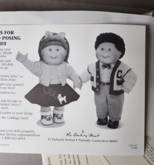 d775- porcelain Cabbage Patch Kids collector dolls 50s Kids Danbury Mint collection - Image 4