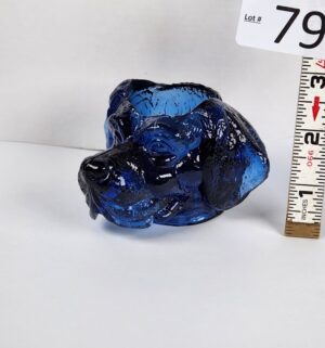 d795- VINTAGE ANTIQUE CARNIVAL GLASS TOOTH PICK HOLDER