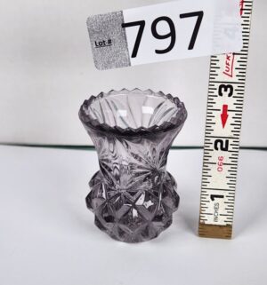 d797- Hofbauer Collection lead crystal toothpick holder