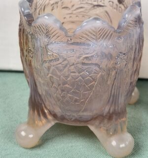 d808- Old Sleepy Eye glass toothpick holder - Image 3