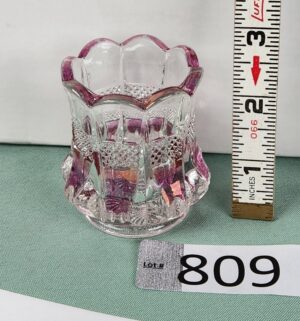 d809- EAPG 1890 Maidens Brush Toothpick Holder