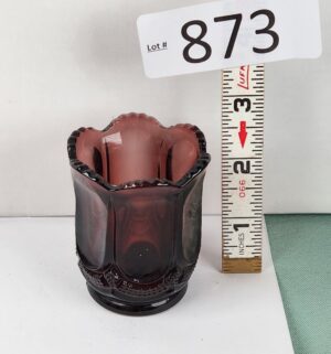 d873- Antique EAPG Purple Toothpick Holder