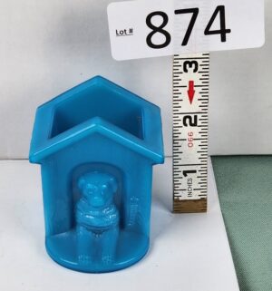 d874- Glass Match Striker Holder Westmoreland