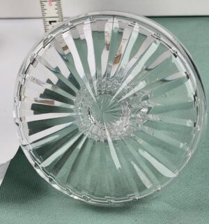 d881- Antique Crystal Pillar for candle or toothpick - Image 3
