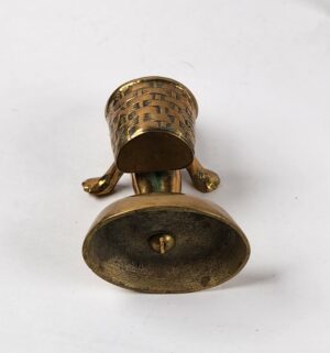 d886- brass Kewpie doll figurine toothpick holder - Image 3