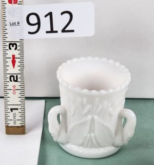 d912- Westmoreland milk glass toothpick holder