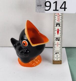 d914- 1950s Goebel ceramic blackbird match striker/holder