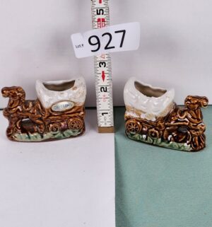 d927- Vintage Stagecoach Toothpick Holders