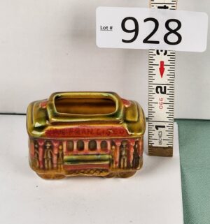 d928- 1950s San Francisco Trolley Toothpick Holder