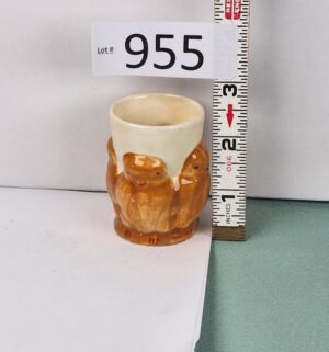 d955- Antique England Figural Toothpick Holder