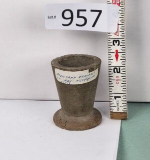 d957- Three Forks Portland Cement Co. Trident, Montana toothpick holder