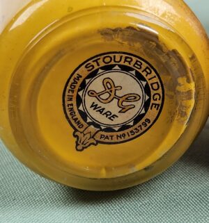 d958- 1925 Colman's Mustard pot toothpick holder - Image 3