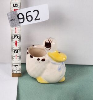 d962- Ceramic Duck Toothpick Holder