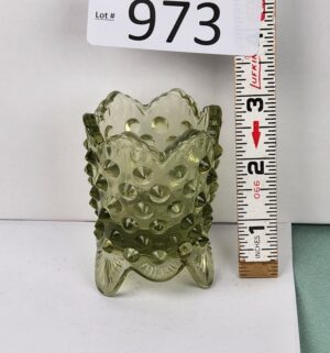 d973- Fenton Hobnail toothpick holder