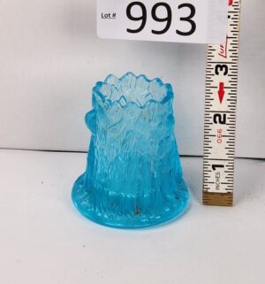 d993- EAPG toothpick holder, Robert Hansen Art Glass
