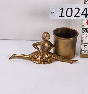 d1024- Jennings Brothers brass ballerina figure