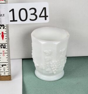 d1034- Westmoreland Milk Glass toothpick holder
