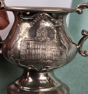 d1041- Vintage Silverplate Toothpick Holders - Image 3