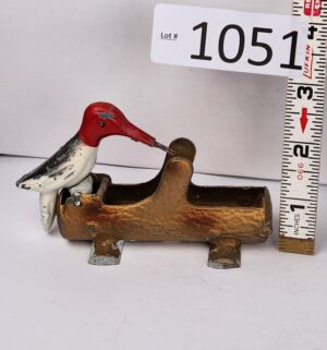 d1051- 1940s woodpecker toothpick dispenser