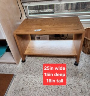 i44- Rolling Printer Table