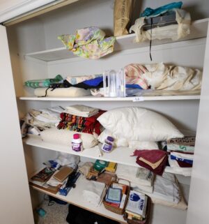 i54- All contents in the hall closet