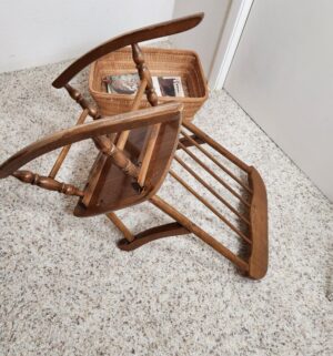 i62- Antique Childs Rocking Chair by Hedstrom - Image 3