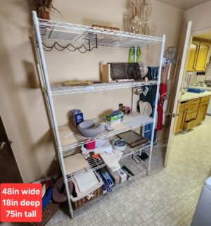 i142- Wire Shelf Unit