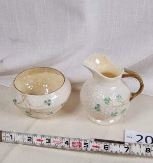 i203- Belleek Cream/sugar set