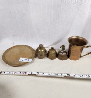 i230- vintage brass items