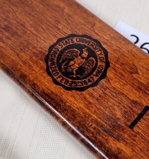 i264- Beta Theta Pi fraternity paddle from the late 1950s. Iowa University - Image 3