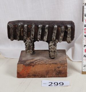 i299- Mid Century Brutalist Style Handmade Railroad