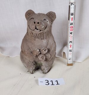 i311- handcrafted ceramic bear figurine designed by Margaret Hudson