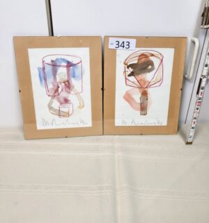 i343- Original Watercolors by Michael Amesbury