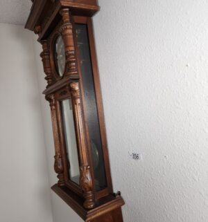 i356- Gustav Becker wall clock, a Vienna Regulator 19th century - Image 8