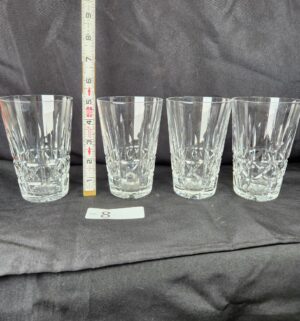 k8- Set of 4 Waterford Crystal Kylemore 12 oz flat tumblers