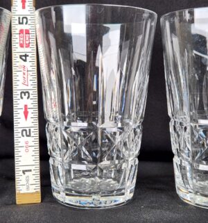 k9- Set of 6 Waterford Crystal Kylemore 10 oz Flat Tumblers. - Image 3